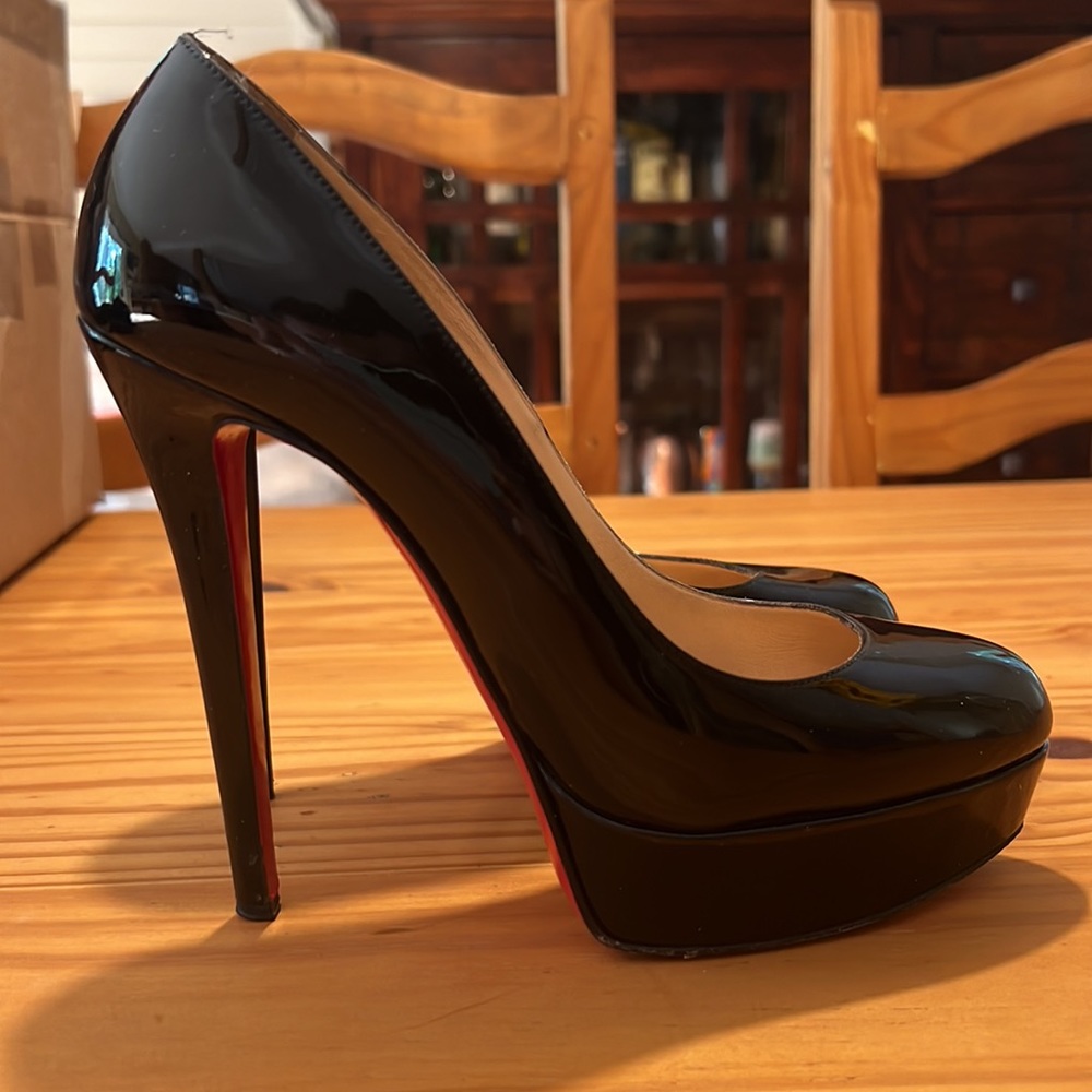 Black Louboutin Heels Like new
